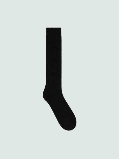 GUCCI Gucci knit silk wool socks