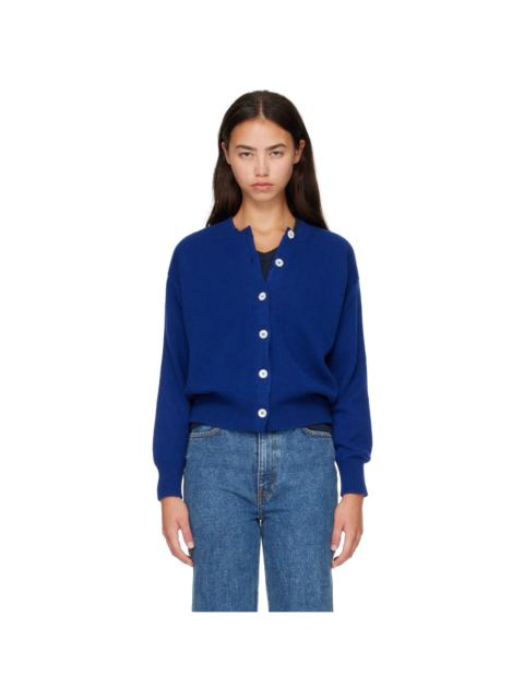 &DAUGHTER Blue Ada Crewneck Cardigan