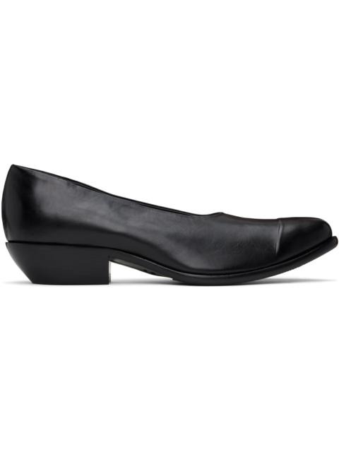 RANDOM IDENTITIES Black Pantoufle Loafers