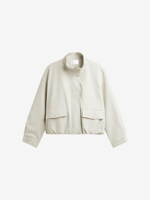 The Frankie Shop Brasov Bubble-Hem Jacket - Light Beige