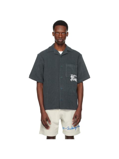 Burberry Gray EKD Cotton Shirt