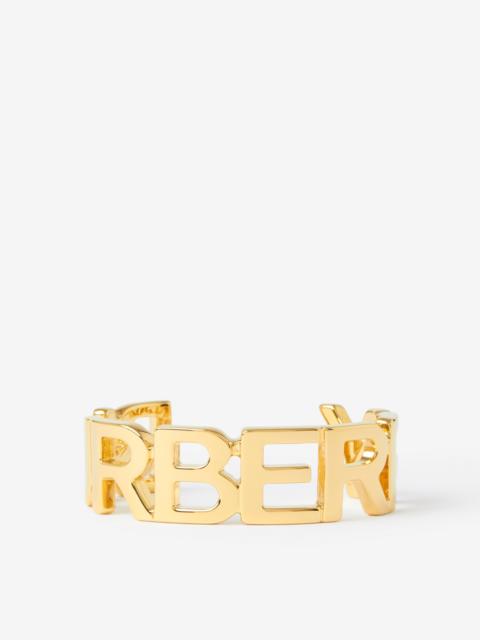 Burberry Gold-plated Logo Cuff