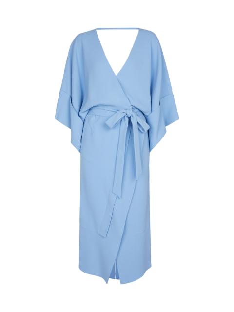 ROLAND MOURET Lashford stretch-crêpe midi dress
