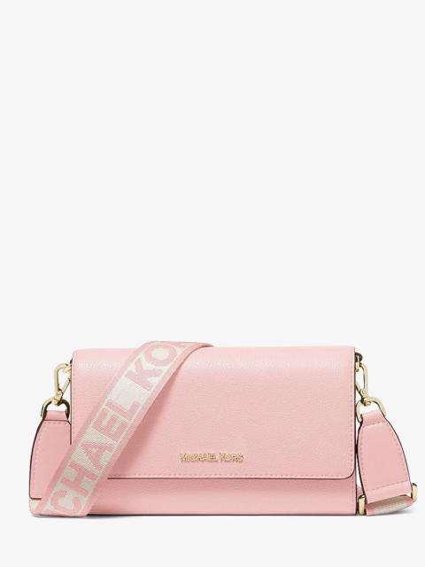 MICHAEL KORS Jet Set Large Leather Crossbody Bag