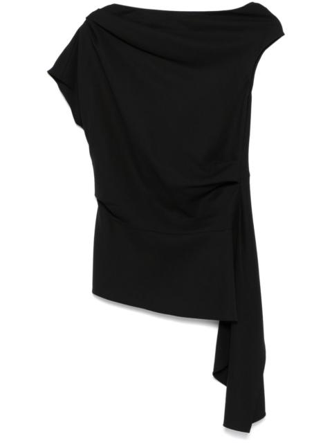 SIMKHAI pleat-detailed top
