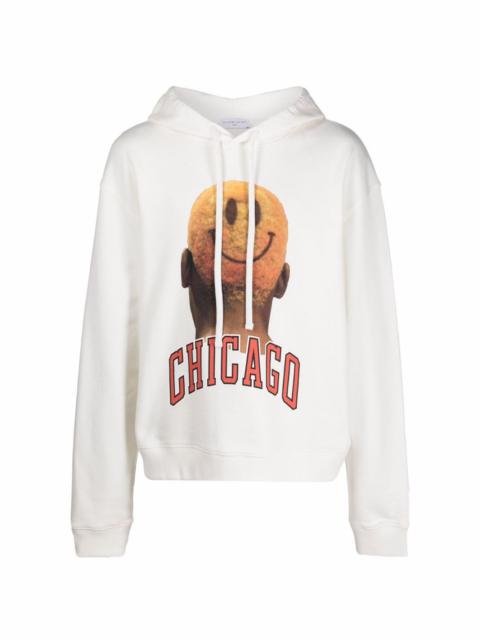 ih nom uh nit Chicago print hoodie