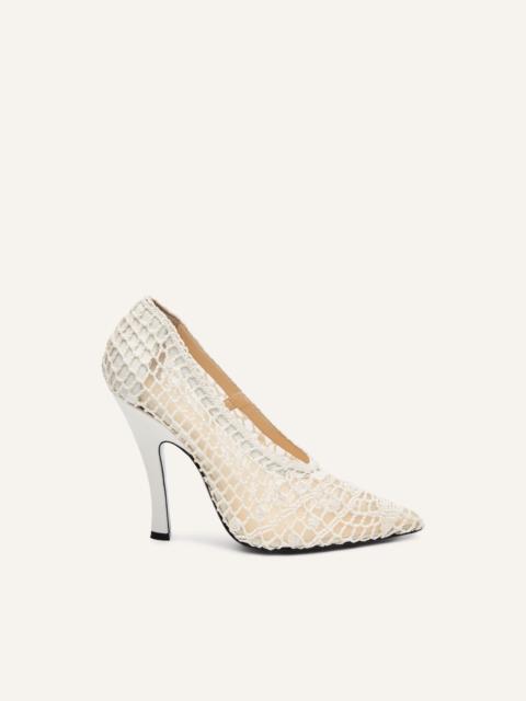 MAGDA BUTRYM Sculptural crochet pumps in cream
