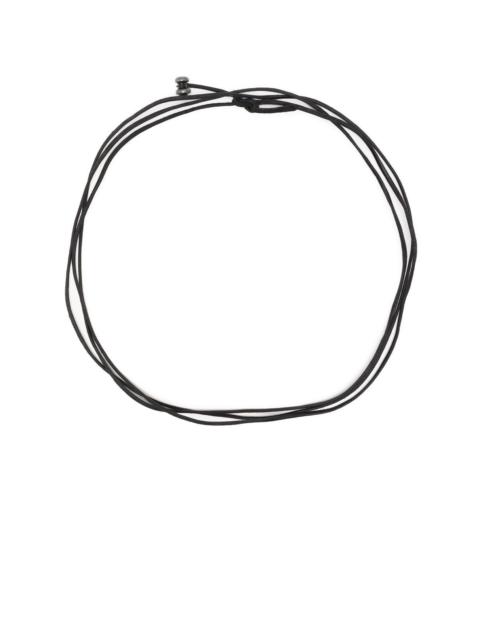 Guidi LAYERED LEATHER NECKLACE