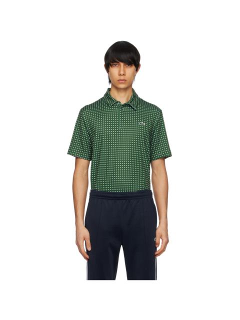 Green Golf Printed Polo