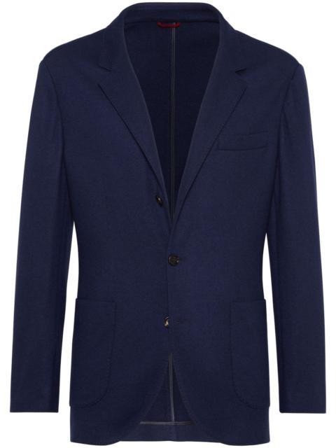Brunello Cucinelli Men Cashmere Single-Breasted Jacket