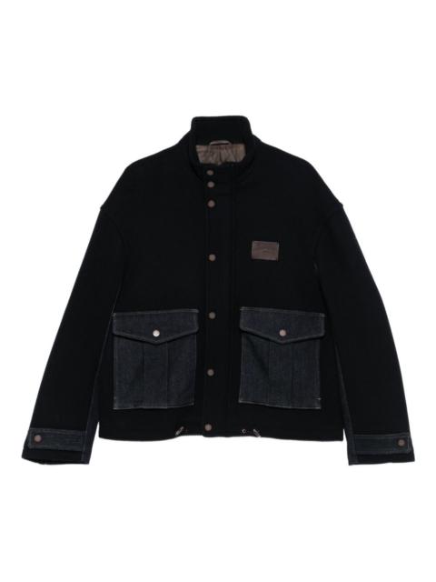 EMPORIO ARMANI patch-pocket jacket