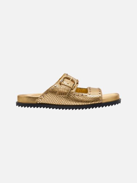 CAMILLA ALISA SNAKE BUCKLE SANDAL