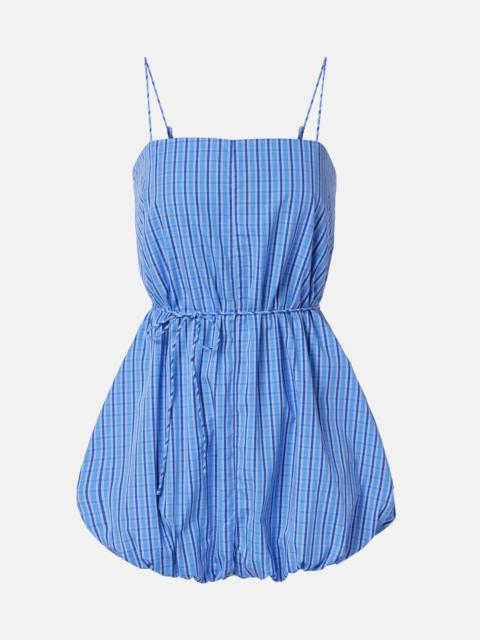 Riatto checked cotton romper