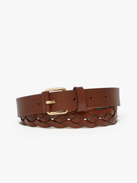 Max Mara VADARE Woven leather belt