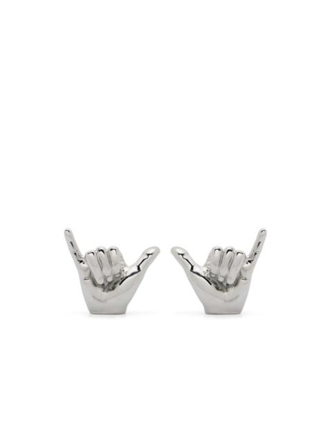 Y/Project hand shape earrings