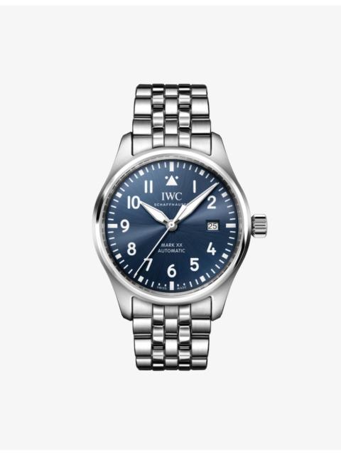 IWC Schaffhausen Pilot’s 40mm Mark XX Stainless Steel Automatic Watch