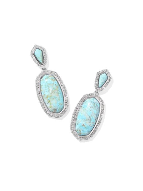 KENDRA SCOTT Dani 14k White Gold Statement Earrings