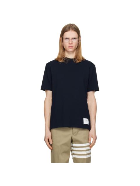 Thom Browne Navy Classic Pique 4-Bar T-shirt