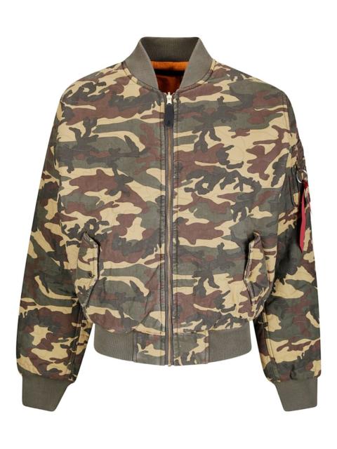 ALPHA INDUSTRIES MA-1 camouflage jacket