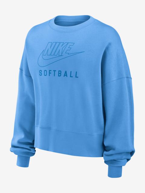 Nike Phoenix Fleece Women's Softball Crew-Neck Sweatshirt