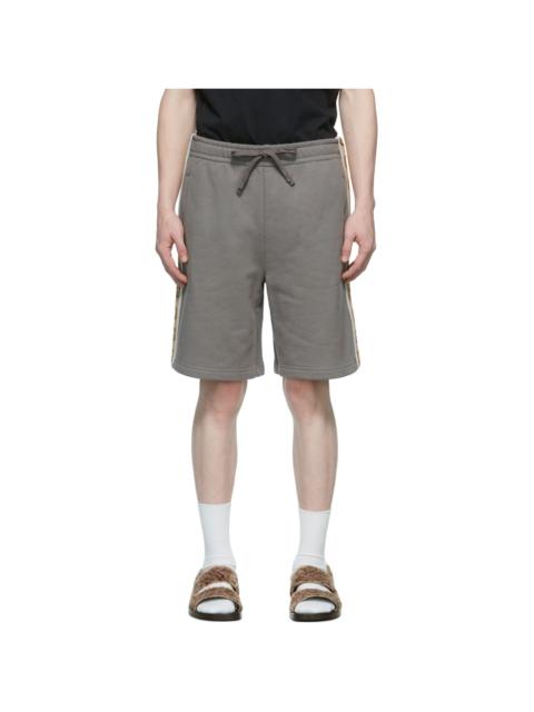 GUCCI Grey Cotton Jersey Shorts