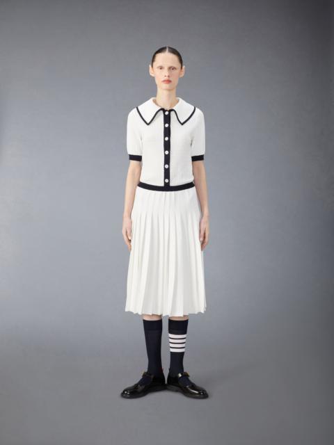 Thom Browne Cotton Pointelle Dress