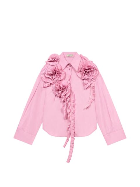 Blumarine Blumarine Rose-embellished Shirt