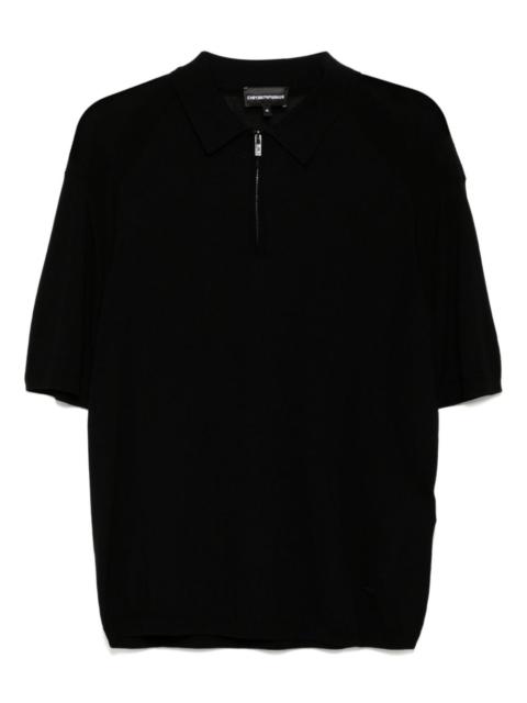 knitted polo shirt