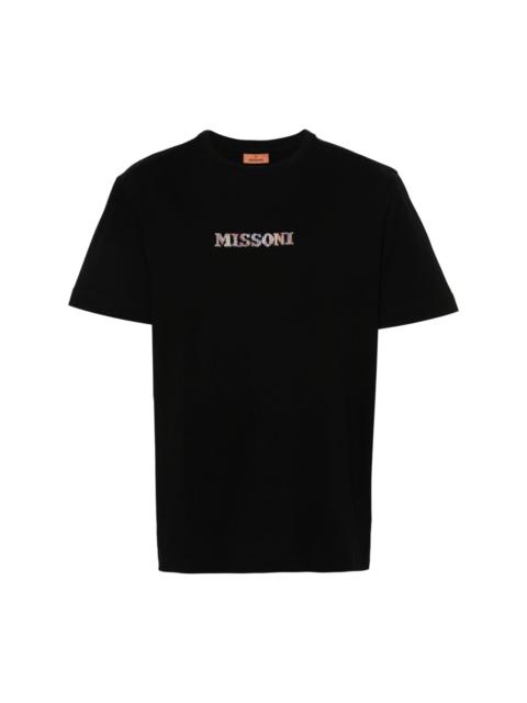 Missoni embroidered-logo cotton T-shirt