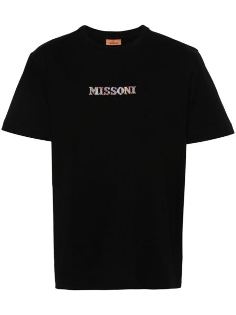 embroidered-logo cotton T-shirt