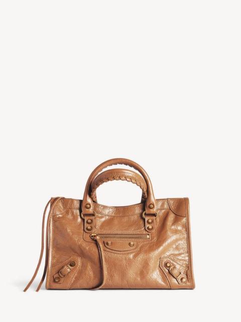 BALENCIAGA Women's Le City Bag Small in Camel