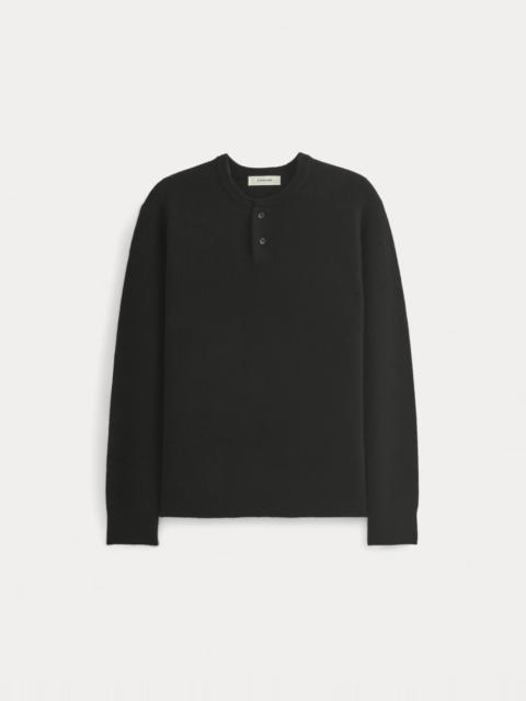 EVERLANE HENLEY IN WOOL CASHMERE