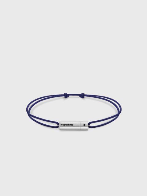 le gramme 5G CABLE NAVY CORD BRACELET