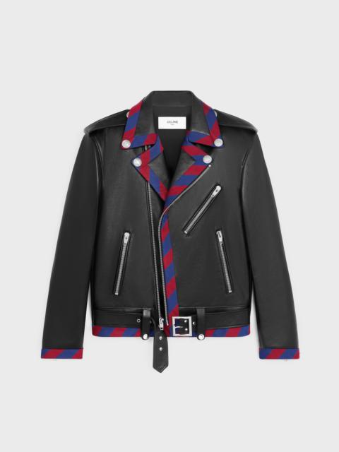 CELINE braided biker in calfskin