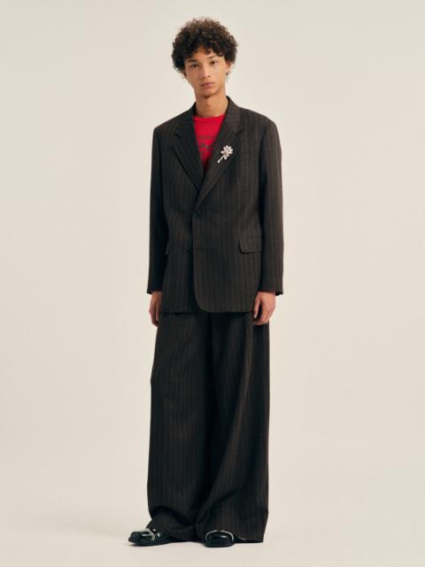 Simone Rocha Embellished Notch Lapel Jacket