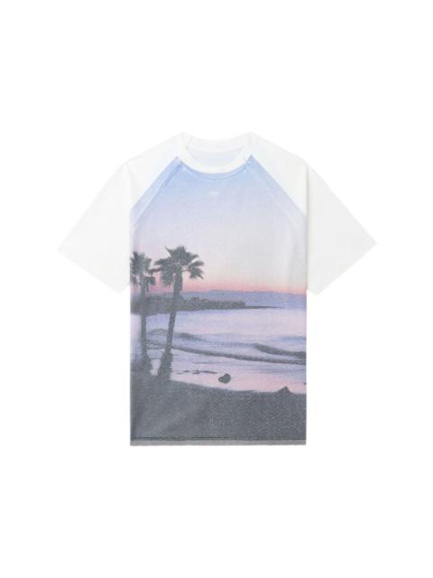 photograph-print cotton-blend T-shirt