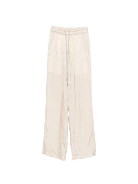 Rick Owens drawstring wide leg trousers