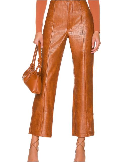 BARDOT Croc Faux Leather Pant