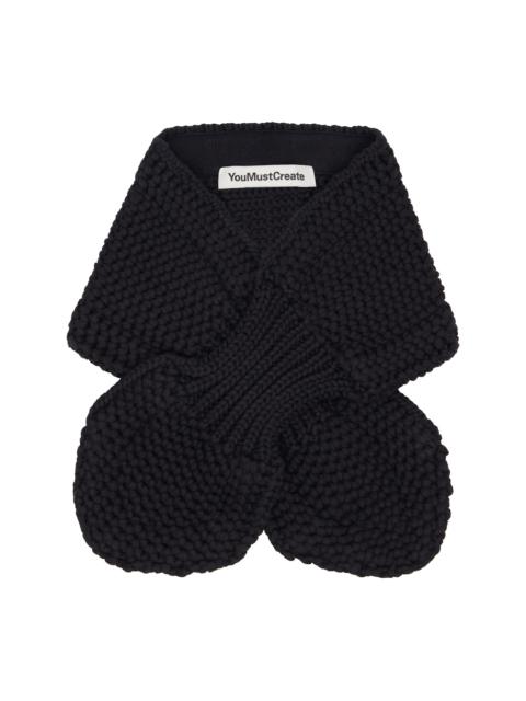 YMC Black Slot Scarf
