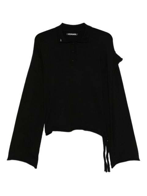 OTTOLINGER button-fastening asymmetric knitwear