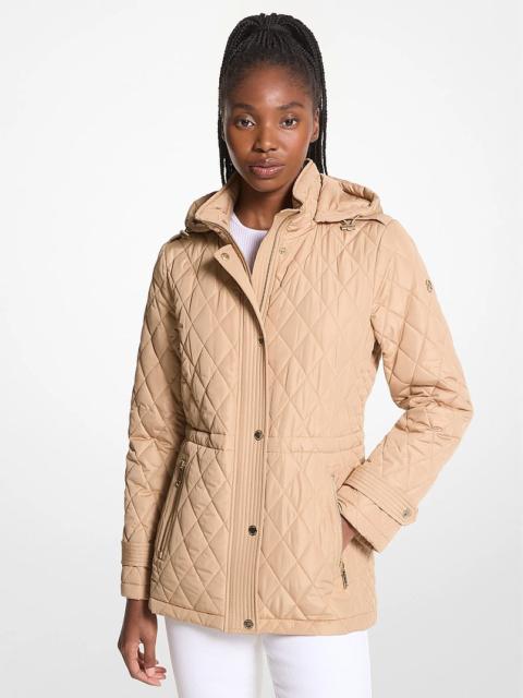 MICHAEL KORS Quilted Hooded Jacket