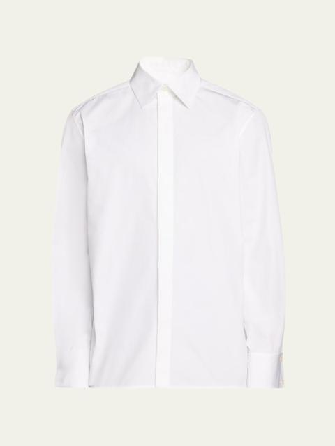 SAINT LAURENT Men's Poplin Dress Shirt