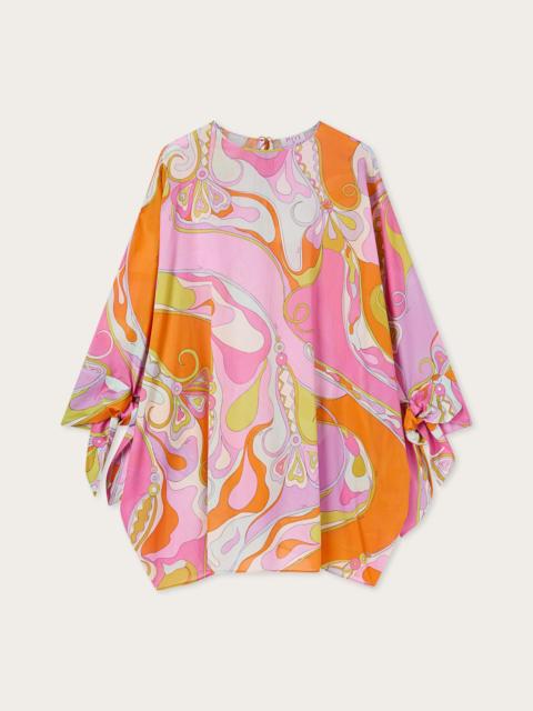 PUCCI ORCHIDEE PRINT COTTON KAFTAN