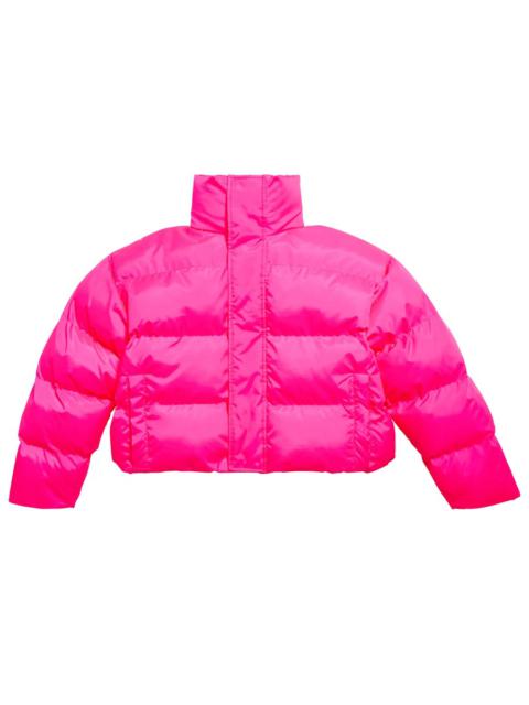 Neon puffer jacket