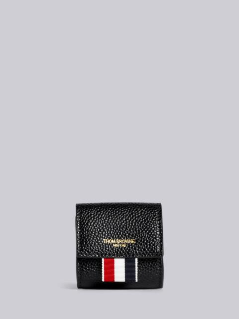 Thom Browne Small logo-stamp coin case