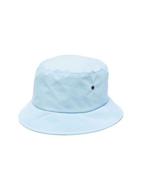 Mackintosh PELTING logo-patch bucket hat