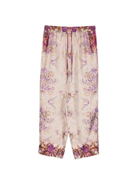 Pierre-Louis Mascia floral-print cropped trousers