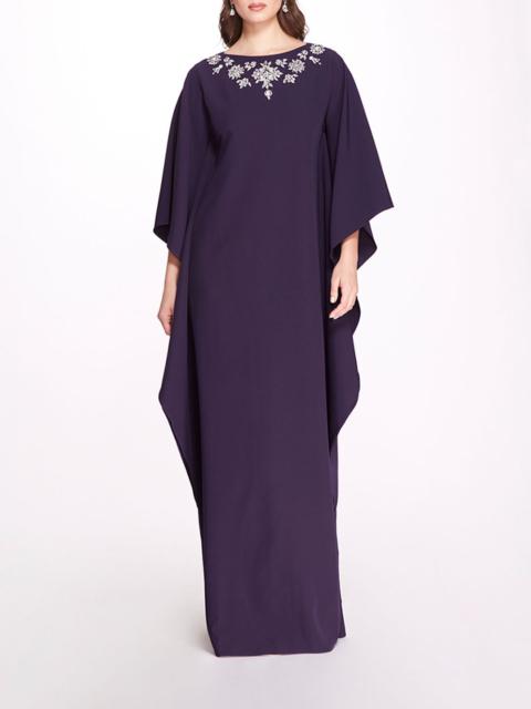Marchesa CRYSTAL EMBELLISHED KAFTAN