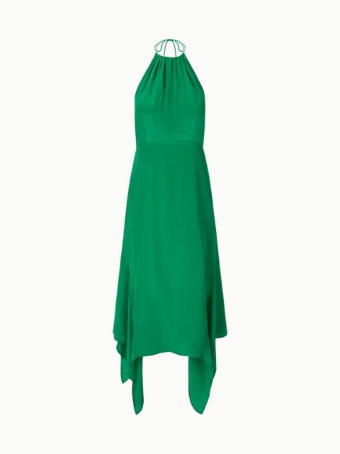STAUD STAUD BIANCA SILK DRESS KELLY