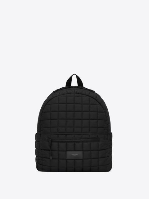 SAINT LAURENT nuxx backpack in quilted econyl®